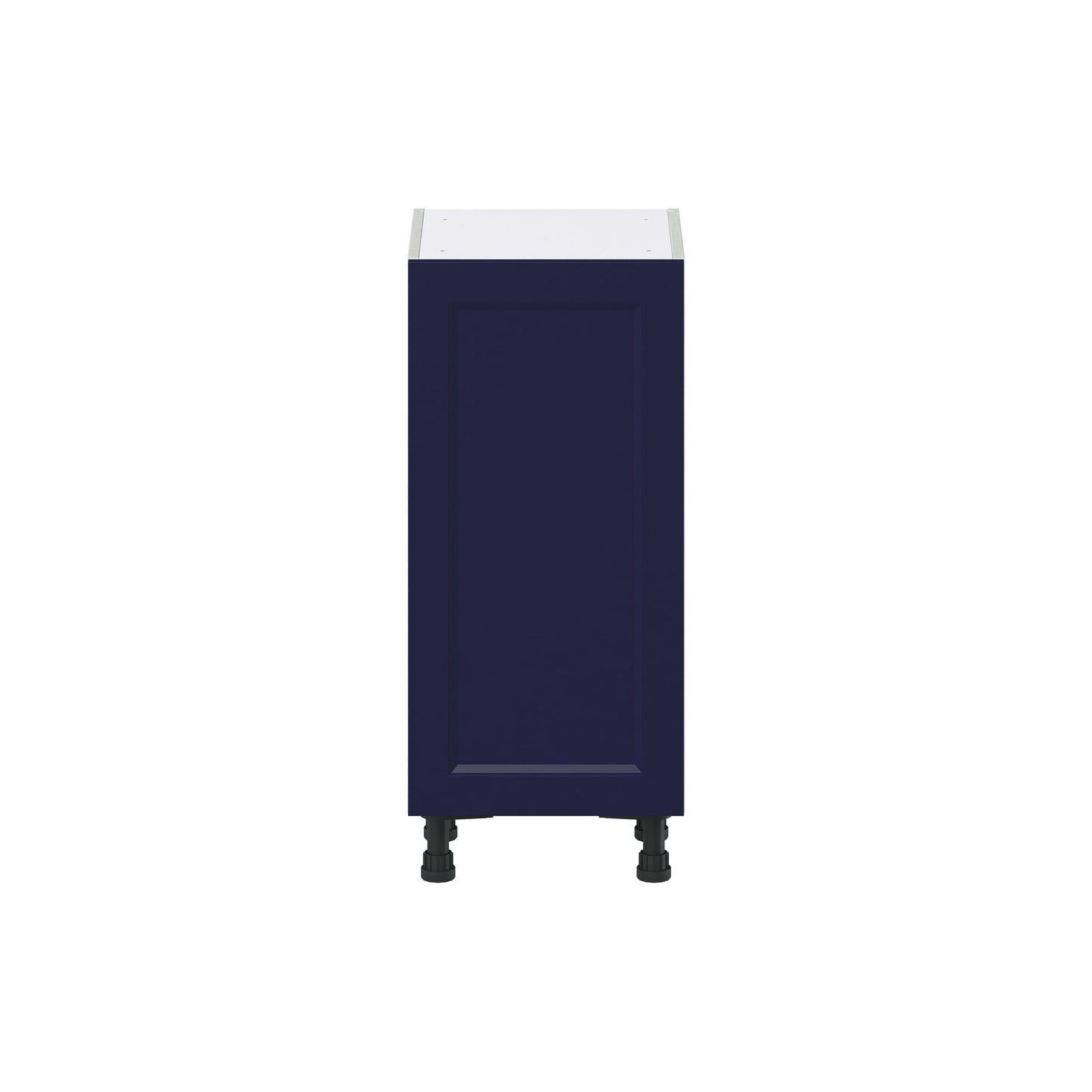 Hugo&Borg Lorette 15-in W x 34.5-in H x 14-in D Navy Blue 3-Drawers Base Fully Assembled Cabinet (Recessed Panel Shaker Style)