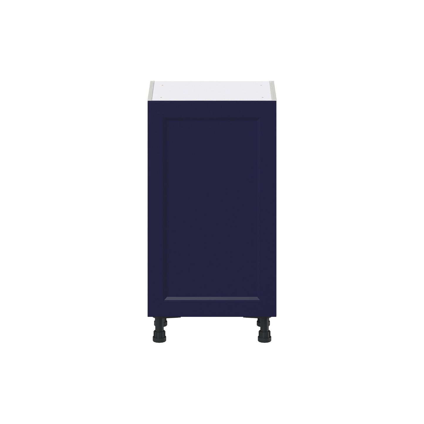Hugo&Borg Lorette 18-in W x 34.5-in H x 14-in D Navy Blue 3-Drawers Base Fully Assembled Cabinet (Recessed Panel Shaker Style)