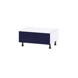 Hugo&Borg Lorette 30-in W x 14.5-in H x 24-in D Navy Blue 1-Drawer Base Fully Assembled Cabinet
