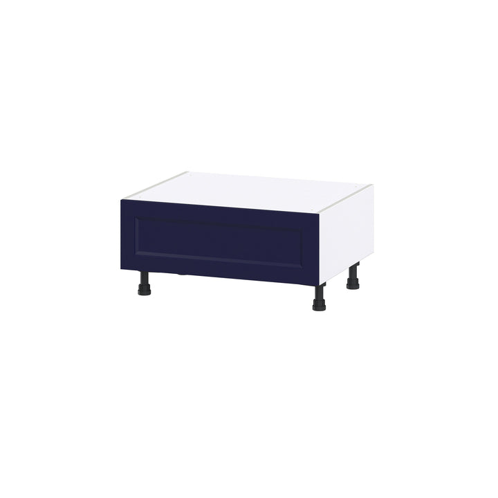 Hugo&Borg Lorette 30-in W x 14.5-in H x 24-in D Navy Blue 1-Drawer Base Fully Assembled Cabinet