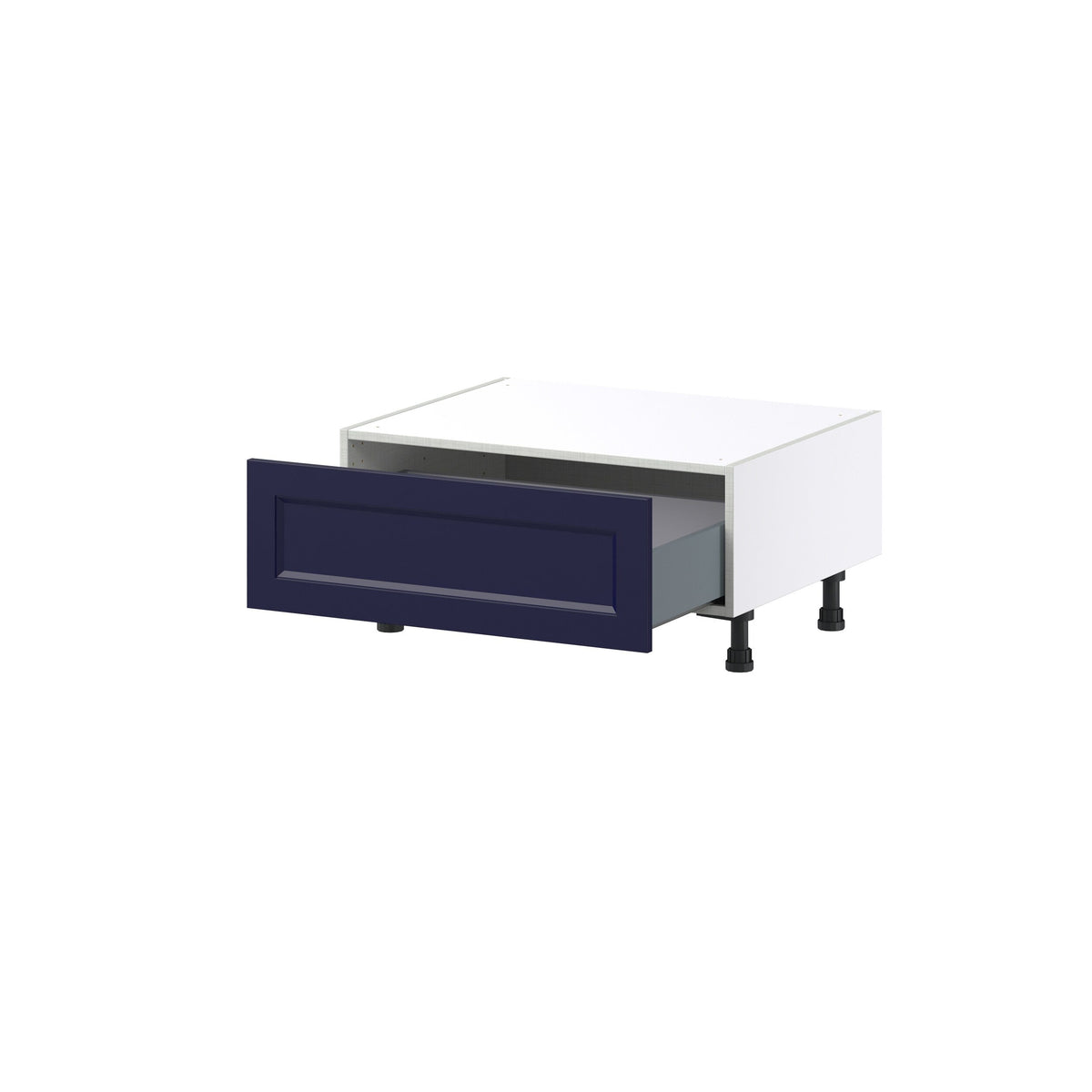 Hugo&Borg Lorette 30-in W x 14.5-in H x 24-in D Navy Blue 1-Drawer Base Fully Assembled Cabinet