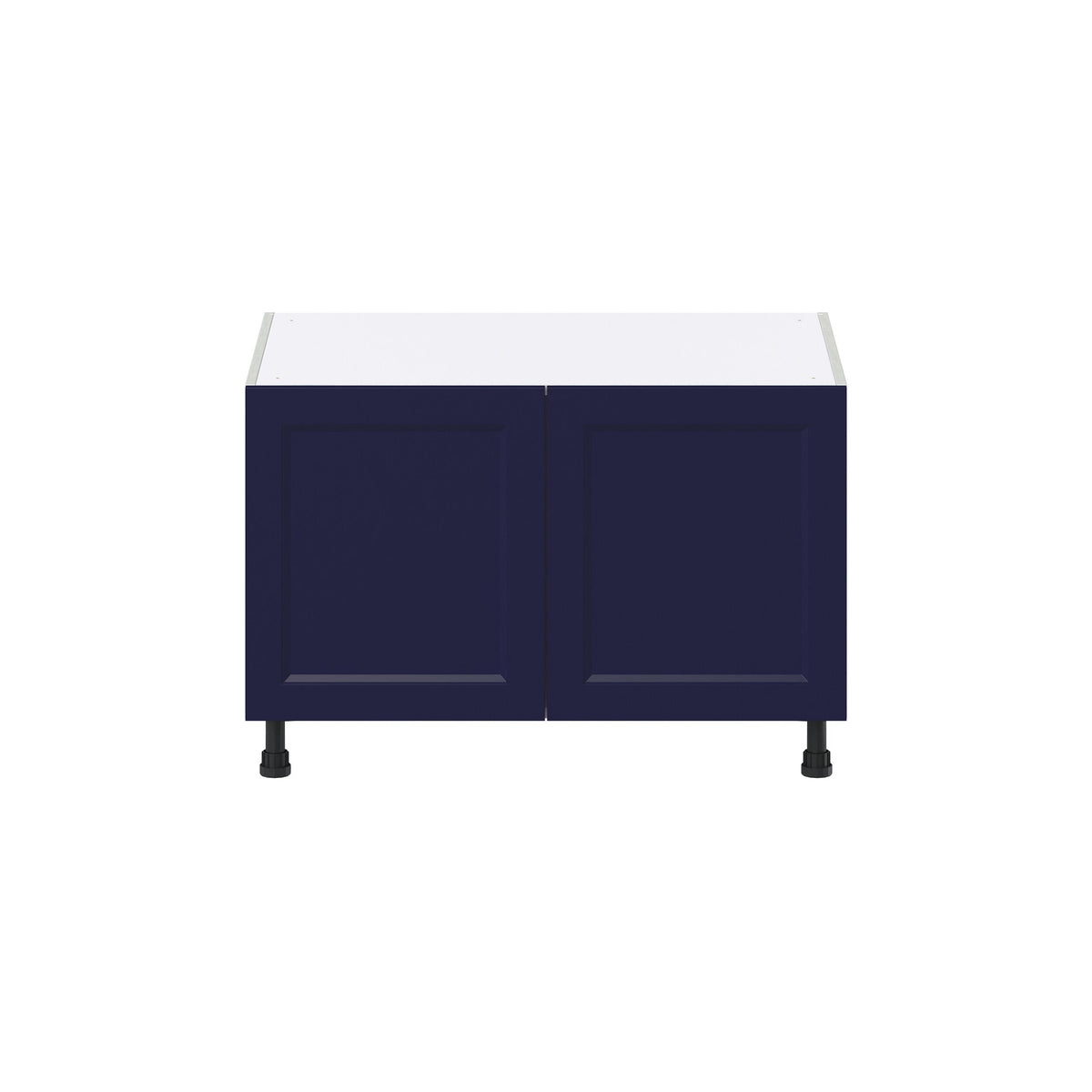 Hugo&Borg Lorette 36-in W x 24.5-in H x 24-in D Navy Blue Sink Base Fully Assembled Cabinet (Recessed Panel Shaker Style)