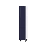 Hugo&Borg Lorette 15-in W x 84.5-in H x 24-in D Navy Blue Pantry Fully Assembled Cabinet (Recessed Panel Shaker Door Style)