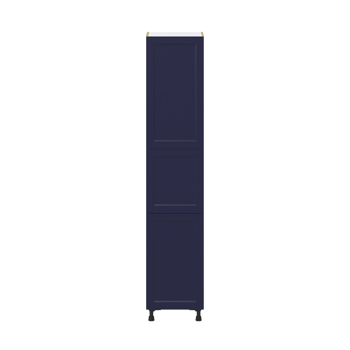 Hugo&Borg Lorette 18-in W x 89.5-in H x 24-in D Navy Blue Pantry Fully Assembled Cabinet (Recessed Panel Shaker Door Style)