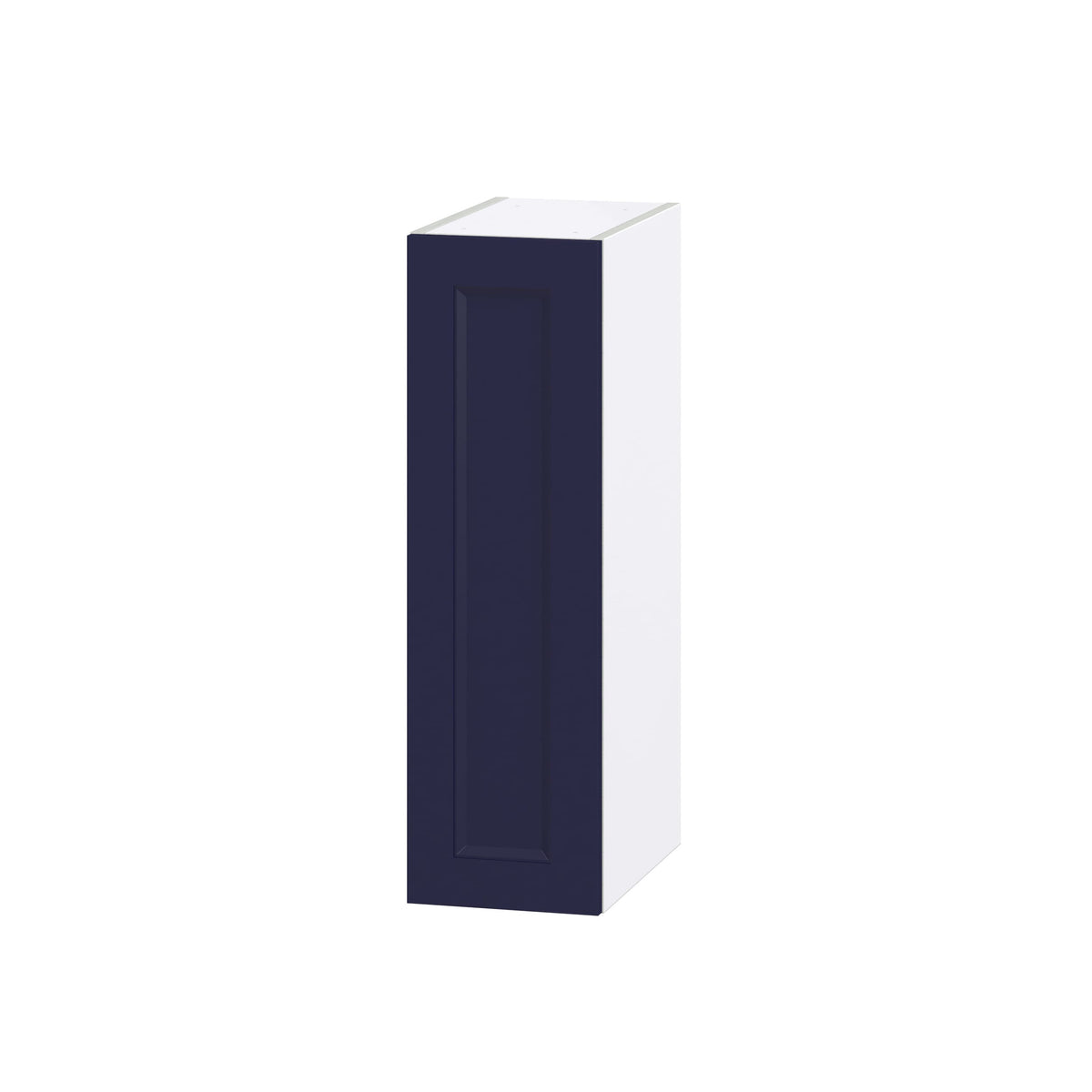 Hugo&Borg Lorette 9-in W x 30-in H x 14-in D Navy Blue Wall Fully Assembled Cabinet (Recessed Panel Shaker Door Style)