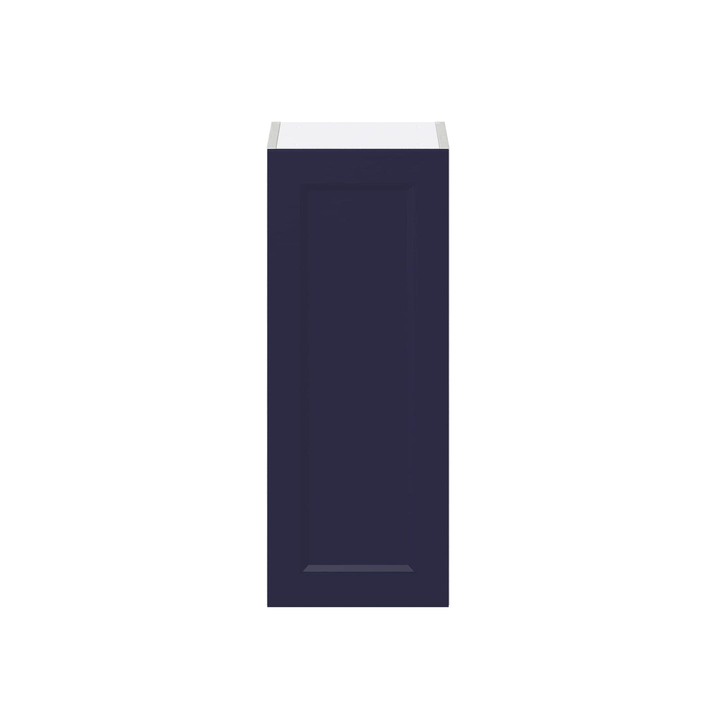 Hugo&Borg Lorette 12-in W x 30-in H x 14-in D Navy Blue Wall Fully Assembled Cabinet (Recessed Panel Shaker Door Style)