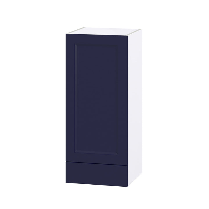 Hugo&Borg Lorette 15-in W x 35-in H x 14-in D Navy Blue 1-Drawer Wall Fully Assembled Cabinet (Recessed Panel Shaker Style)