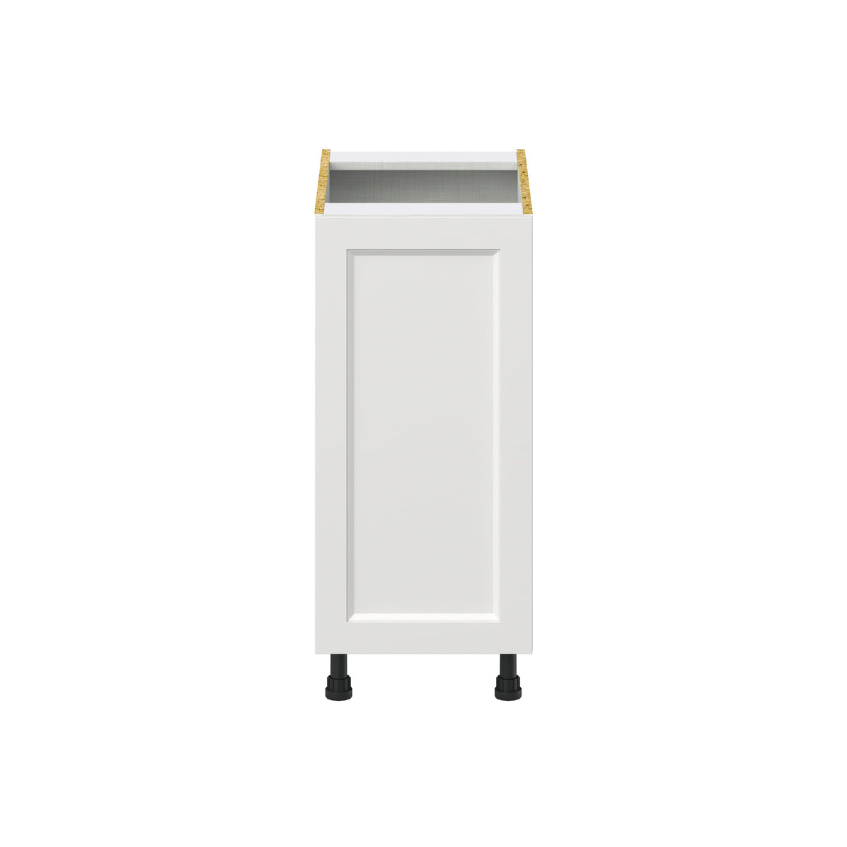Hugo&Borg Riviera 15-in W x 34.5-in H x 24-in D Bright White 3-Drawers Base Fully Assembled Cabinet (Recessed Panel Shaker Style)