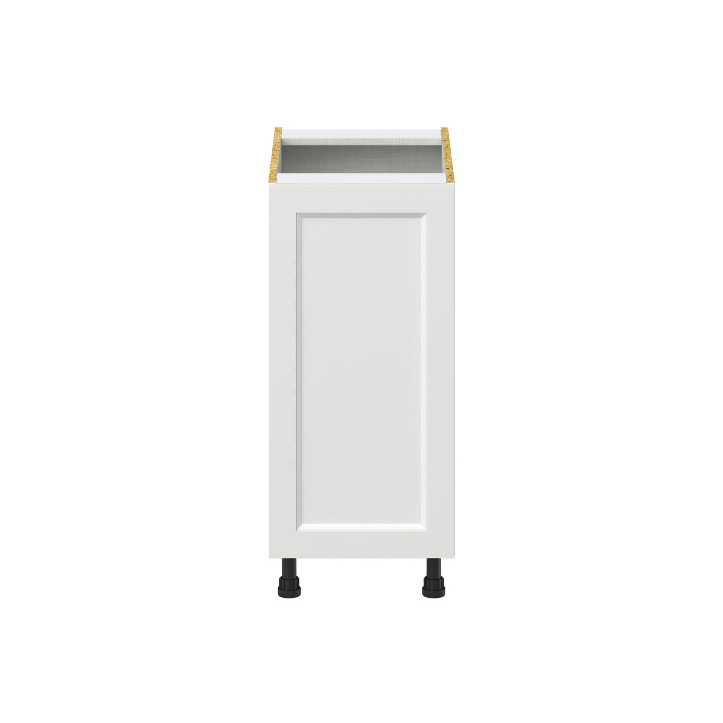 Hugo&Borg Riviera 15-in W x 34.5-in H x 24-in D Bright White 3-Drawers Base Fully Assembled Cabinet (Recessed Panel Shaker Style)