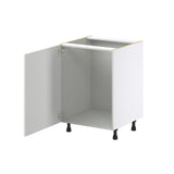 Hugo&Borg Riviera 24-in W x 34.5-in H x 24-in D Bright White Sink Base Fully Assembled Cabinet (Recessed Panel Shaker Style)