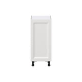 Hugo&Borg Riviera 15-in W x 34.5-in H x 14-in D Bright White Base Fully Assembled Cabinet (Recessed Panel Shaker Door Style)