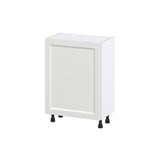 Hugo&Borg Riviera 24-in W x 34.5-in H x 14-in D Bright White Base Fully Assembled Cabinet (Recessed Panel Shaker Door Style)