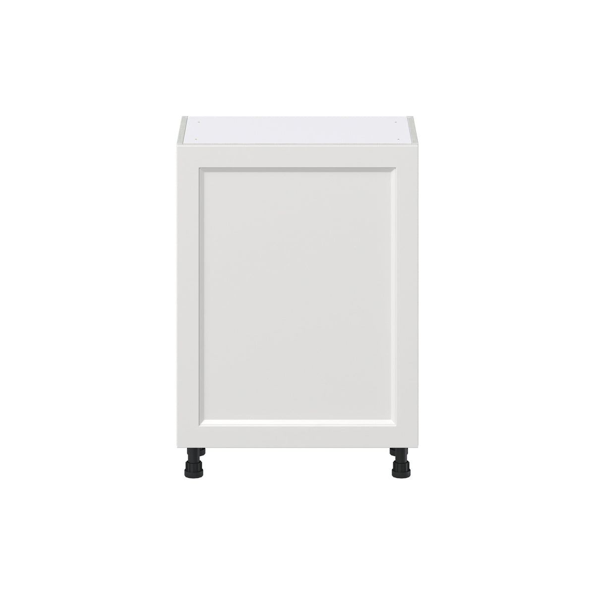 Hugo&Borg Riviera 24-in W x 34.5-in H x 14-in D Bright White Base Fully Assembled Cabinet (Recessed Panel Shaker Door Style)