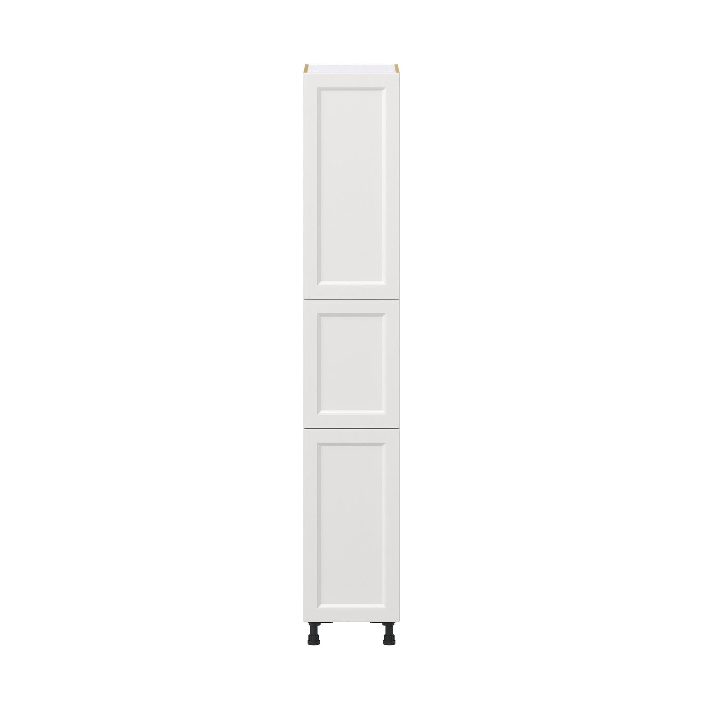 Hugo&Borg Riviera 15-in W x 89.5-in H x 24-in D Bright White Pantry Fully Assembled Cabinet (Recessed Panel Shaker Door Style)