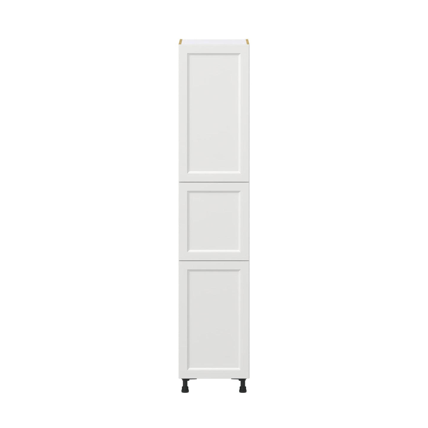 Hugo&Borg Riviera 18-in W x 89.5-in H x 24-in D Bright White Pantry Fully Assembled Cabinet (Recessed Panel Shaker Door Style)