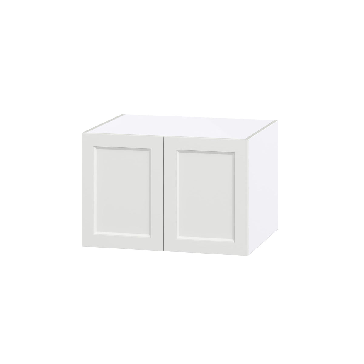 Hugo&Borg Riviera 30-in W x 20-in H x 24-in D Bright White Wall Fully Assembled Cabinet (Recessed Panel Shaker Door Style)