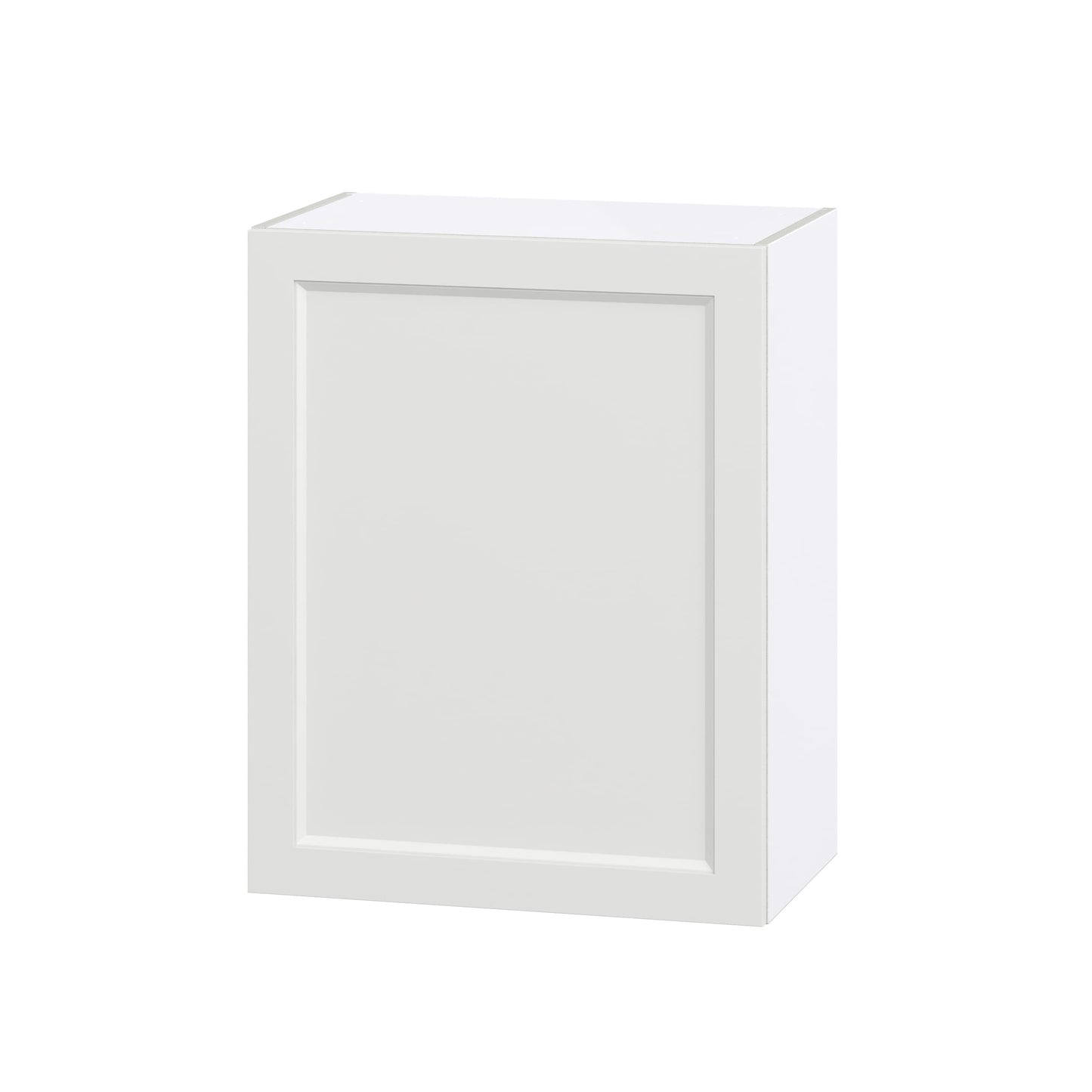 Hugo&Borg Riviera 24-in W x 30-in H x 14-in D Bright White Wall Fully Assembled Cabinet (Recessed Panel Shaker Door Style)