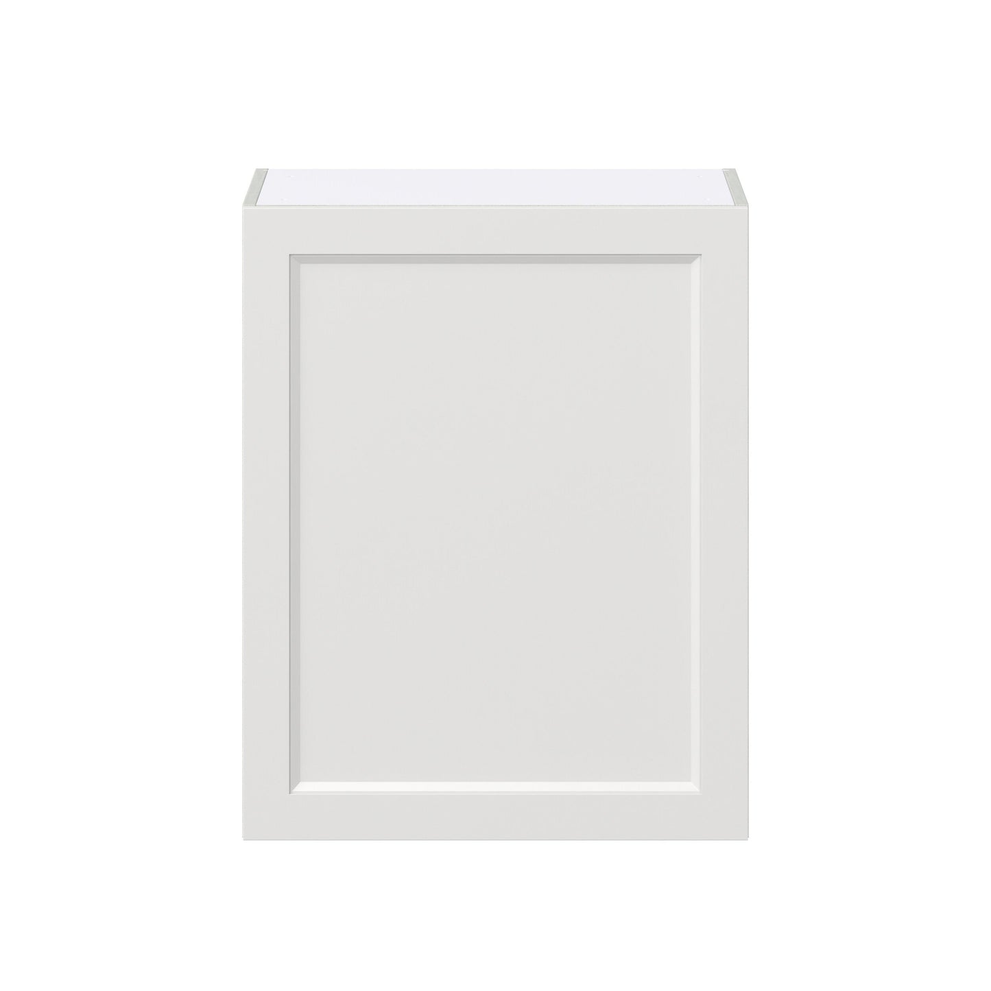 Hugo&Borg Riviera 24-in W x 30-in H x 14-in D Bright White Wall Fully Assembled Cabinet (Recessed Panel Shaker Door Style)