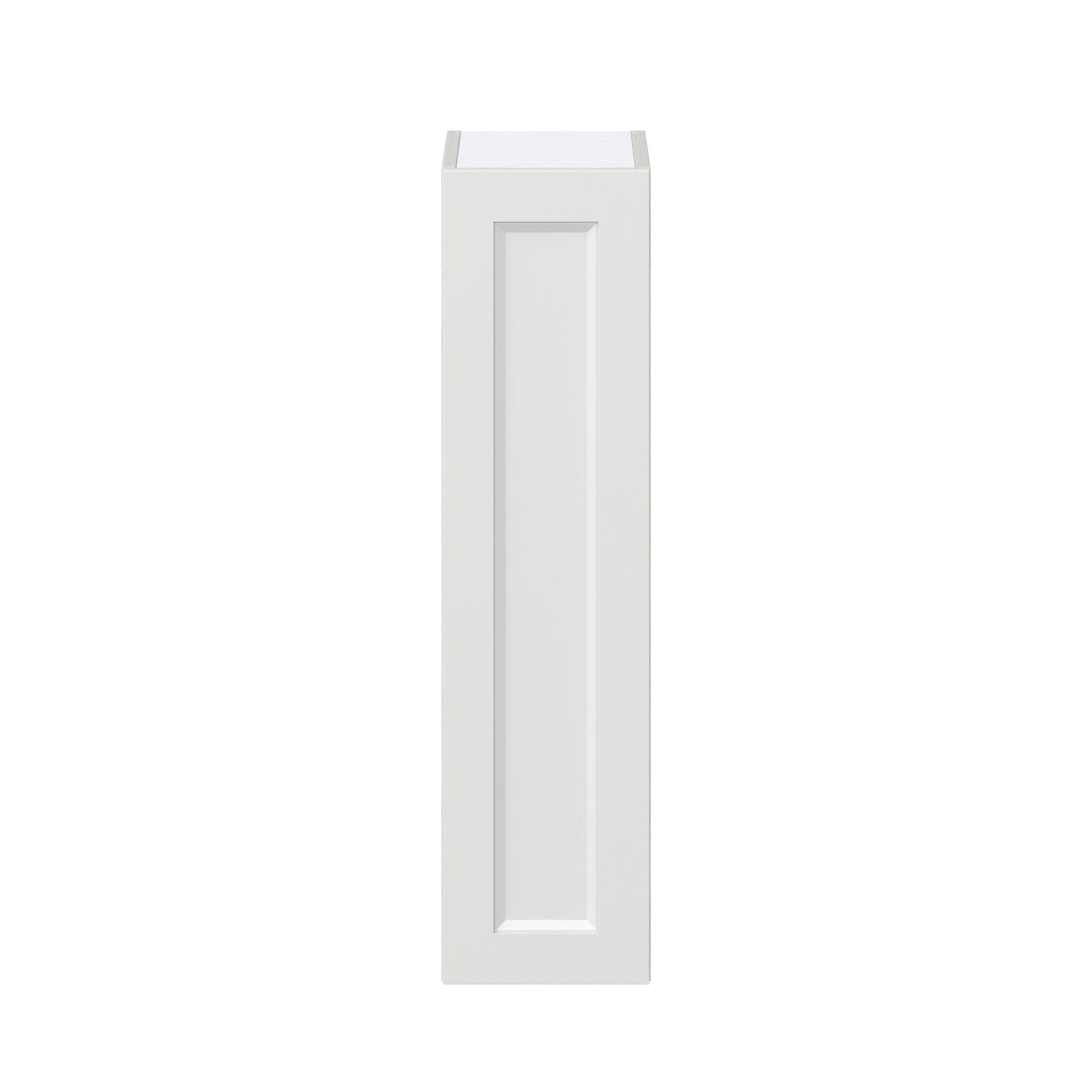 Hugo&Borg Riviera 9-in W x 35-in H x 14-in D Bright White Wall Fully Assembled Cabinet (Recessed Panel Shaker Door Style)