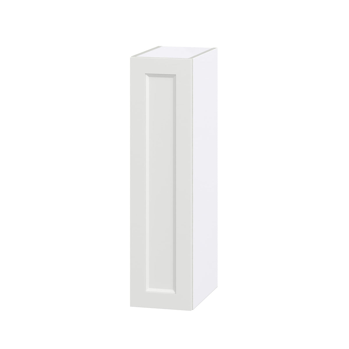 Hugo&Borg Riviera 9-in W x 35-in H x 14-in D Bright White Wall Fully Assembled Cabinet (Recessed Panel Shaker Door Style)