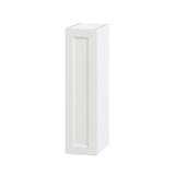 Hugo&Borg Riviera 9-in W x 35-in H x 14-in D Bright White Wall Fully Assembled Cabinet (Recessed Panel Shaker Door Style)