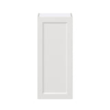 Hugo&Borg Riviera 15-in W x 35-in H x 14-in D Bright White Wall Fully Assembled Cabinet (Recessed Panel Shaker Door Style)
