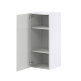 Hugo&Borg Riviera 15-in W x 35-in H x 14-in D Bright White Wall Fully Assembled Cabinet (Recessed Panel Shaker Door Style)
