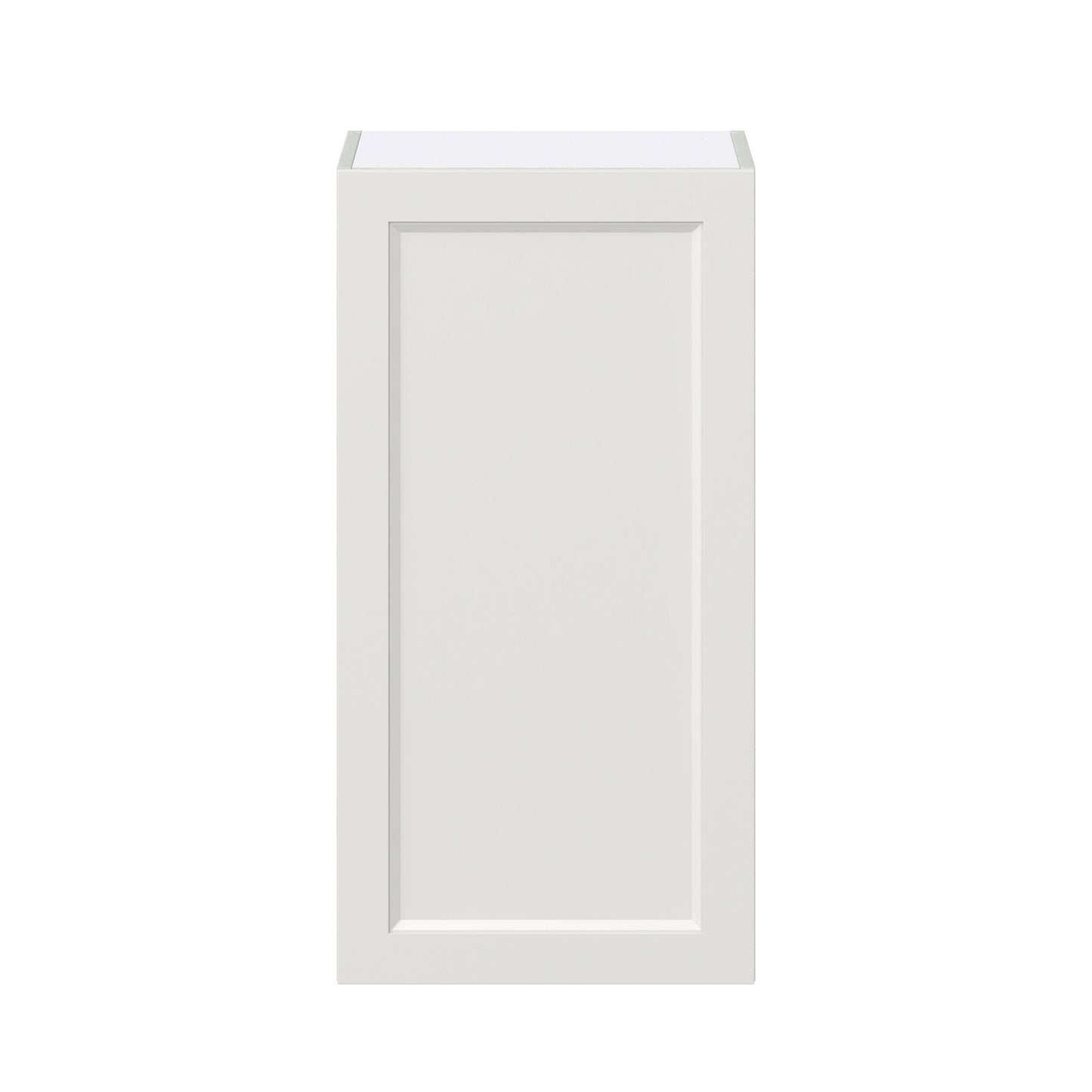 Hugo&Borg Riviera 18-in W x 35-in H x 14-in D Bright White Wall Fully Assembled Cabinet (Recessed Panel Shaker Door Style)