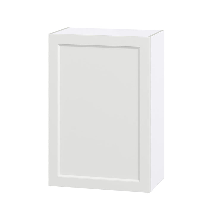 Hugo&Borg Riviera 24-in W x 35-in H x 14-in D Bright White Wall Fully Assembled Cabinet (Recessed Panel Shaker Door Style)