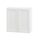 Hugo&Borg Riviera 30-in W x 30-in H x 14-in D Bright White Wall Fully Assembled Cabinet (Recessed Panel Shaker Door Style)
