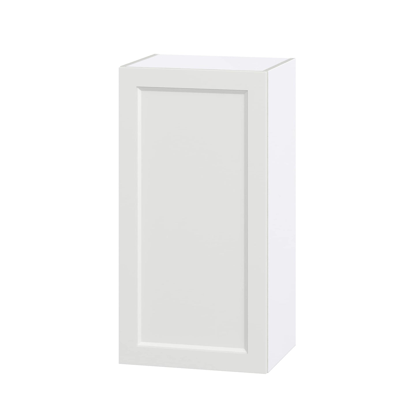Hugo&Borg Riviera 18-in W x 35-in H x 14-in D Bright White Wall Fully Assembled Cabinet (Recessed Panel Shaker Door Style)