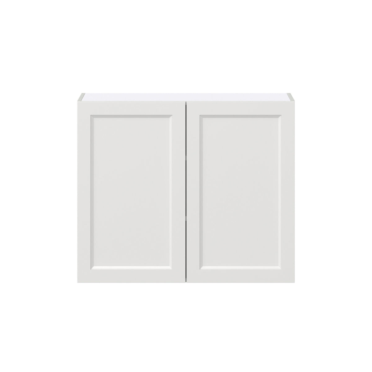 Hugo&Borg Riviera 36-in W x 30-in H x 14-in D Bright White Wall Fully Assembled Cabinet (Recessed Panel Shaker Door Style)