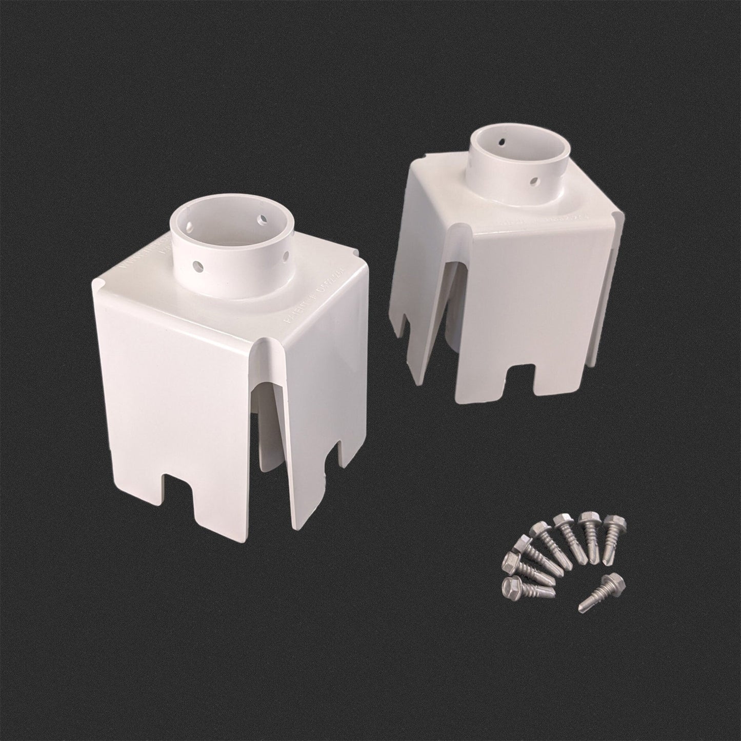 The Rook White PVC For Vinyl Fence 2-Pack