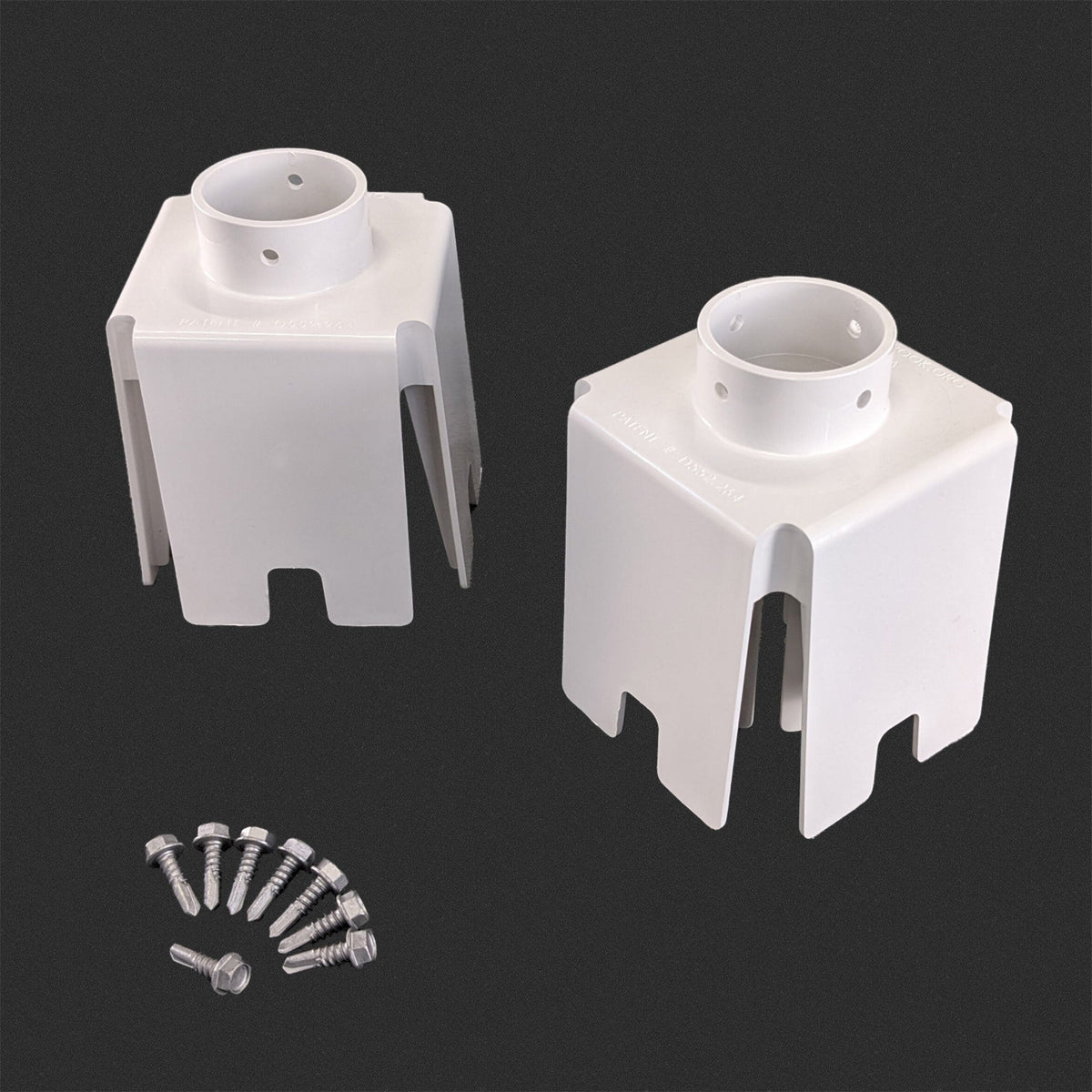 The Rook White PVC For Vinyl Fence 2-Pack