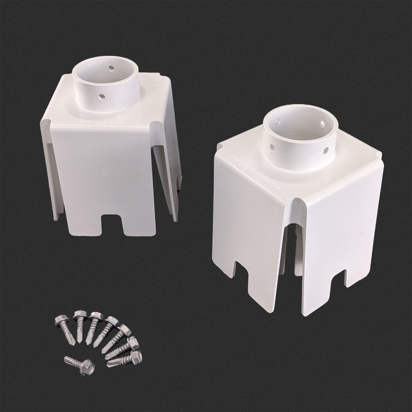 The Rook White PVC For Vinyl Fence 2-Pack