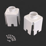 The Rook White PVC For Vinyl Fence 2-Pack