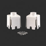 The Rook White PVC For Vinyl Fence 2-Pack
