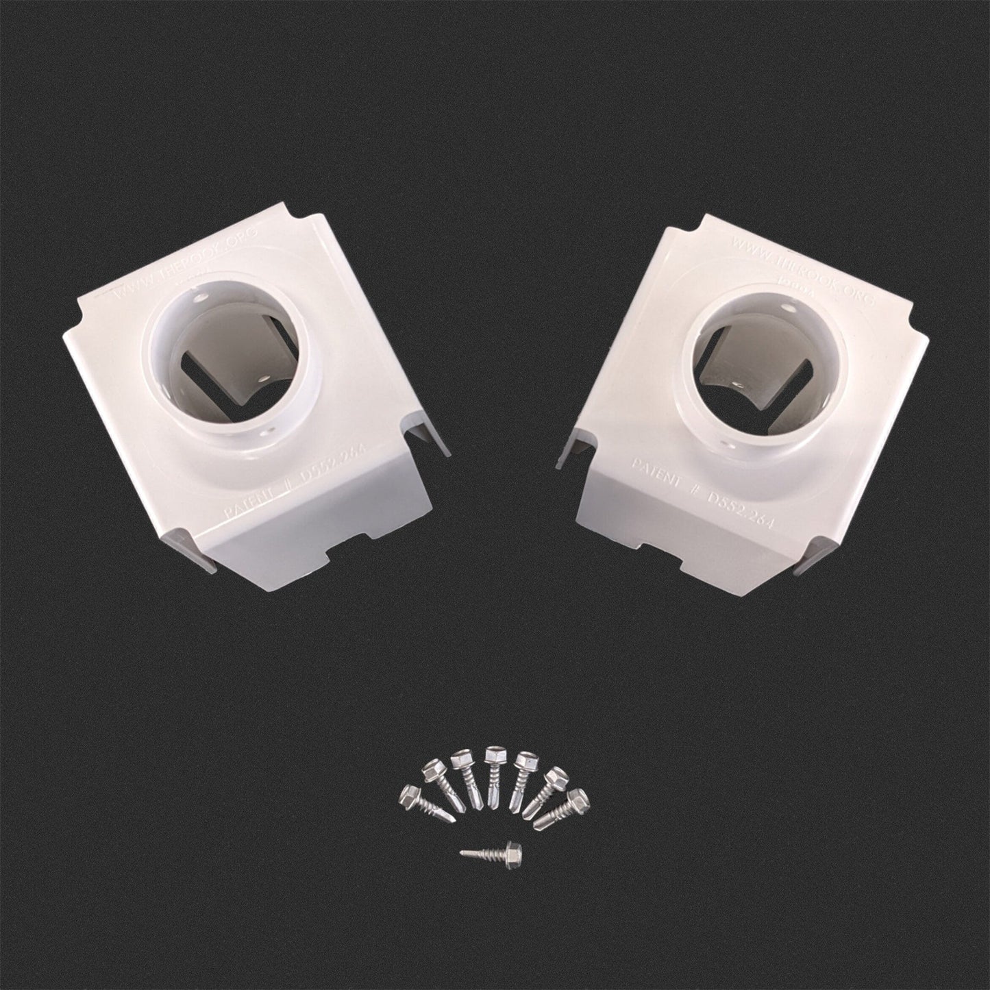 The Rook White PVC For Vinyl Fence 2-Pack