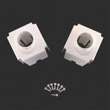 The Rook White PVC For Vinyl Fence 2-Pack
