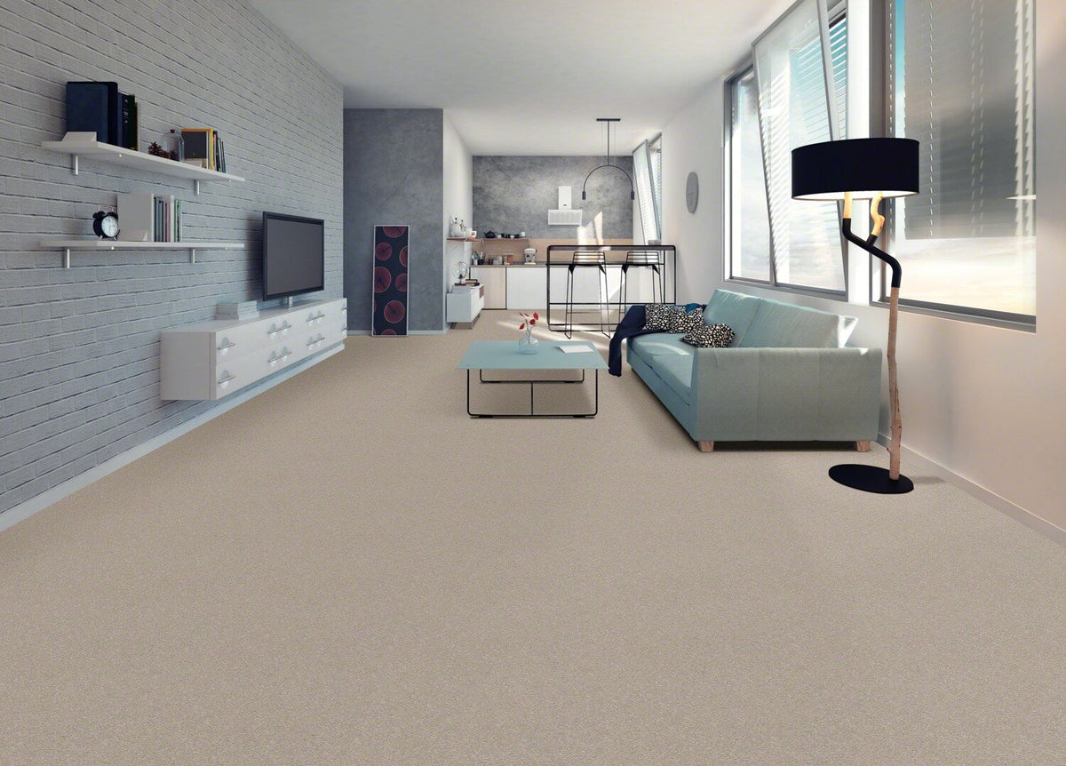 STAINMASTER Essentials Blue Diamonds II Dreamy 8-in x 8-in Textured Carpet Sample (Interior)