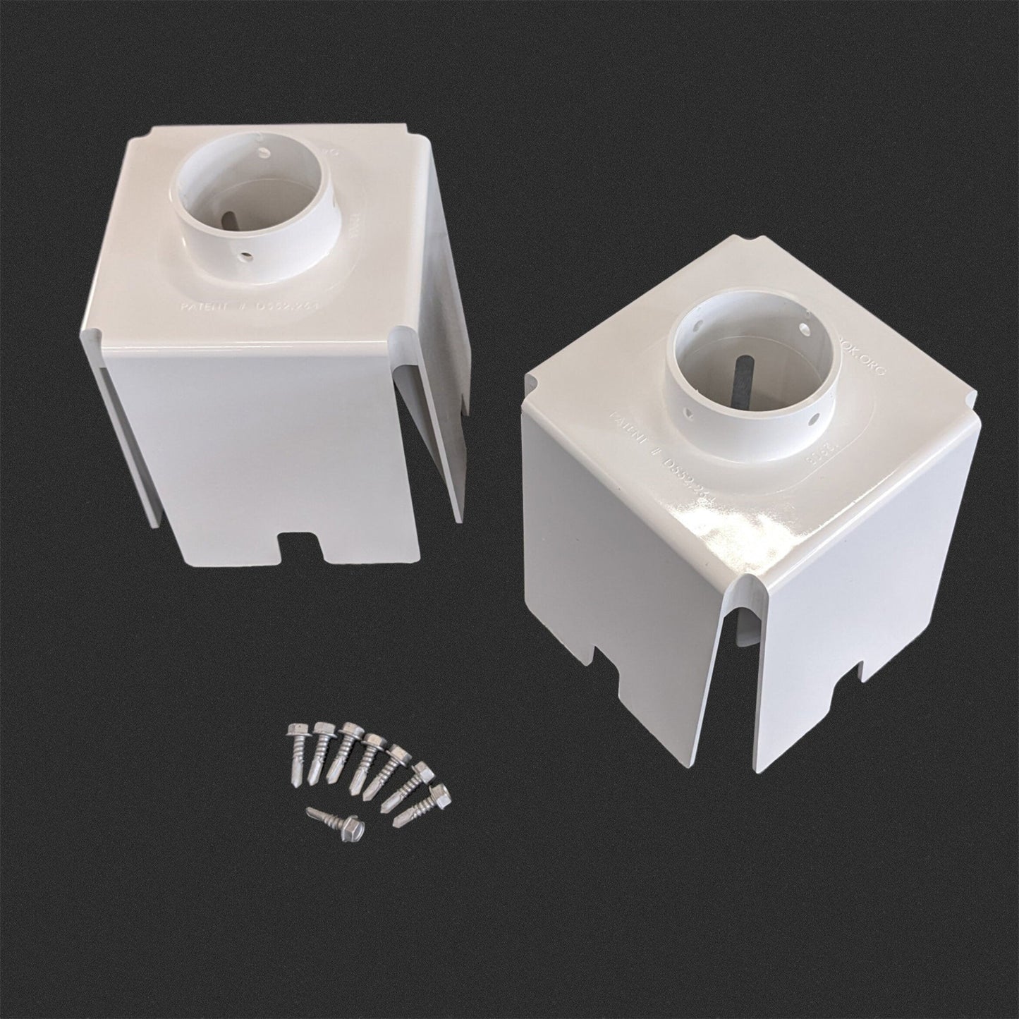 The Rook White PVC For Vinyl Fence 2-Pack