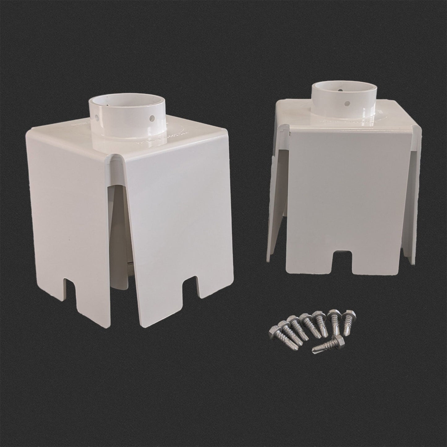 The Rook White PVC For Vinyl Fence 2-Pack