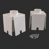 The Rook White PVC For Vinyl Fence 2-Pack
