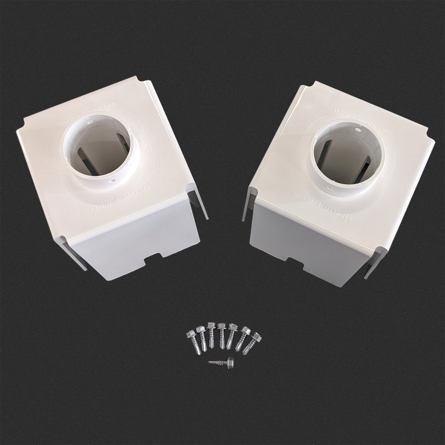 The Rook White PVC For Vinyl Fence 2-Pack