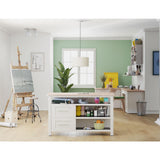 Progress Lighting Markor 3-Light Ecru Linen Transitional Drum Medium Hanging Pendant Light