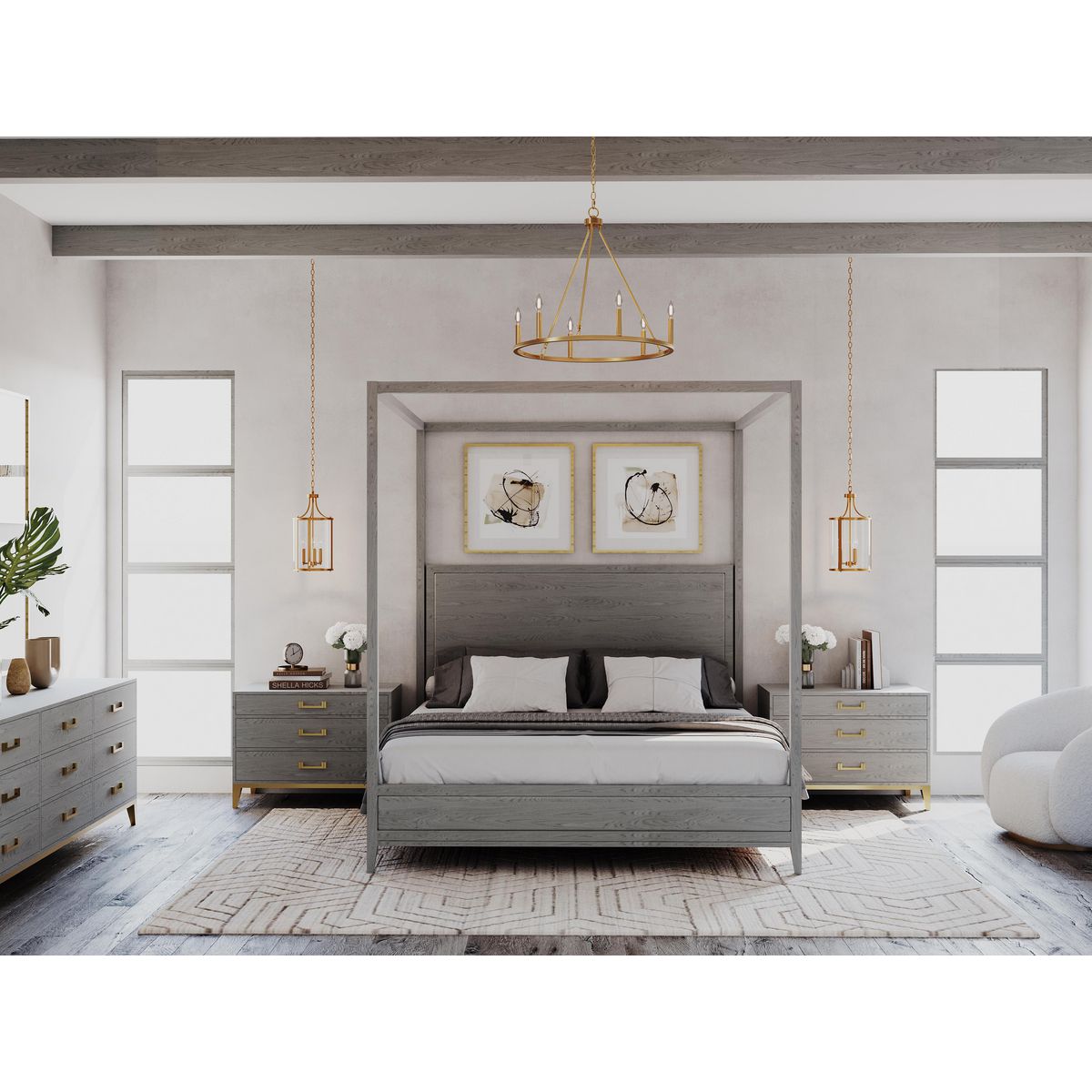 Progress Lighting Gilliam 6-Light Farmhouse Chandelier