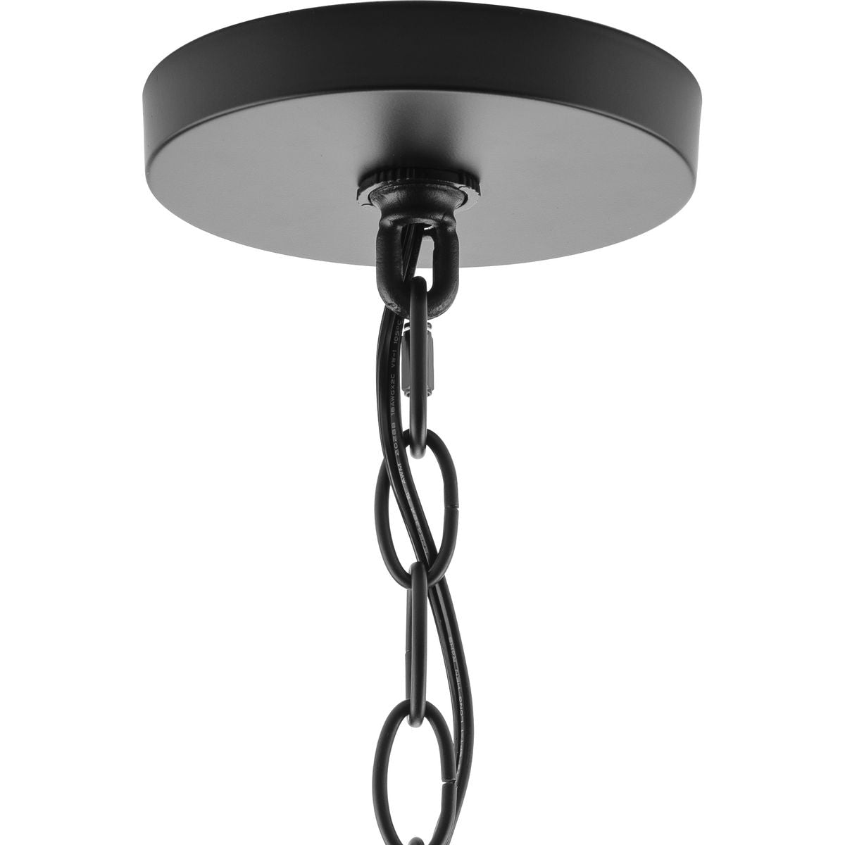 Progress Lighting Gilliam 3-Light Matte Black Farmhouse Clear Glass Cylinder Medium Hanging Pendant Light