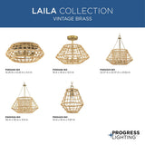 Progress Lighting Laila 5-Light Coastal Chandelier