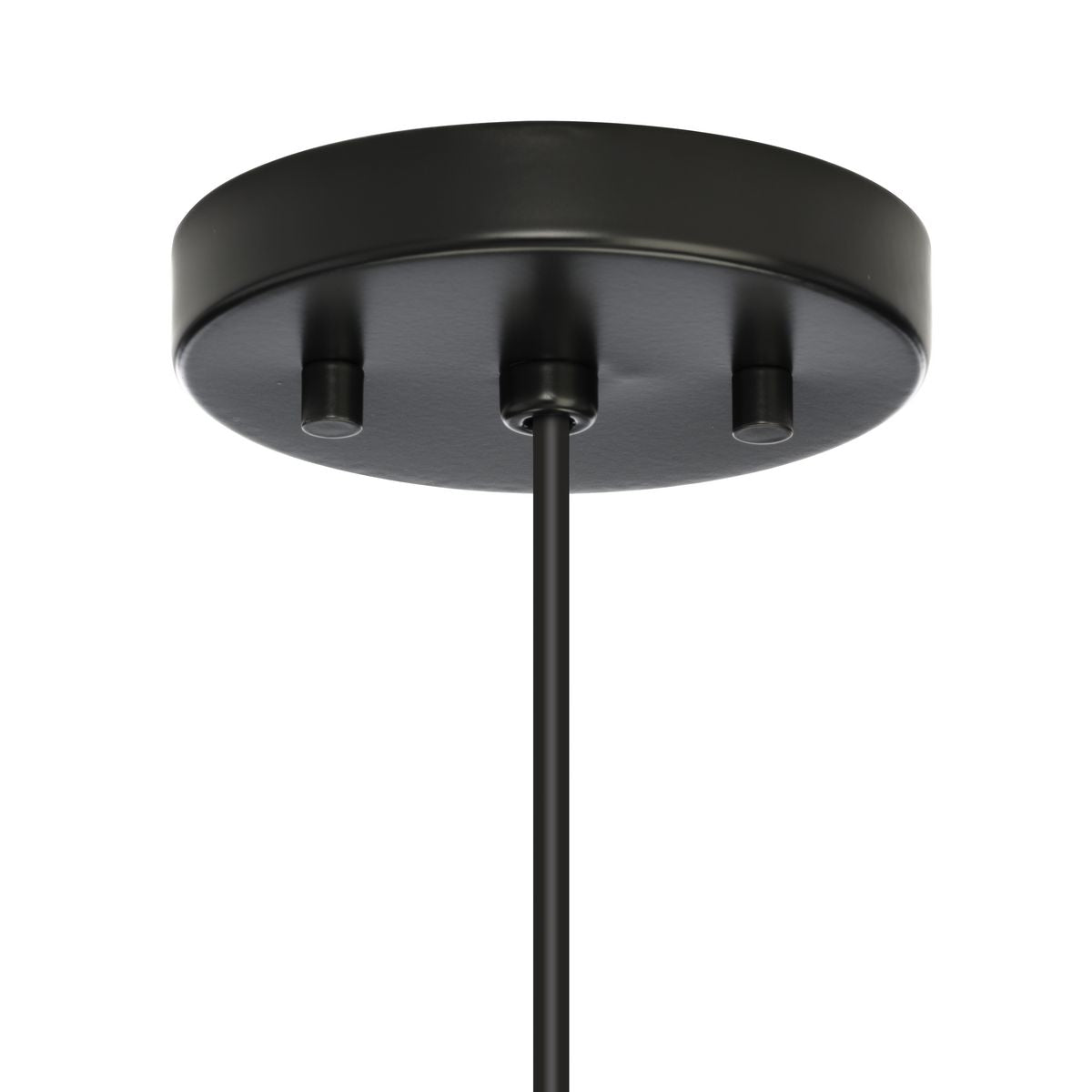 Progress Lighting Markor 3-Light Black Parchment Transitional Drum Medium Hanging Pendant Light