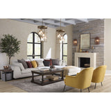 Progress Lighting Burgess 5-Light Aged Bronze Rustic Seeded Glass Cylinder Medium Hanging Pendant Light